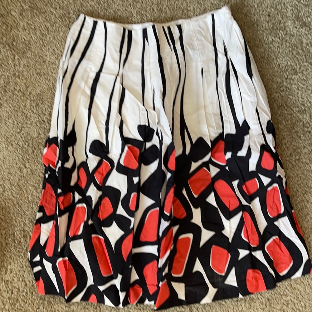 Talbots Modern Abstract Skirt